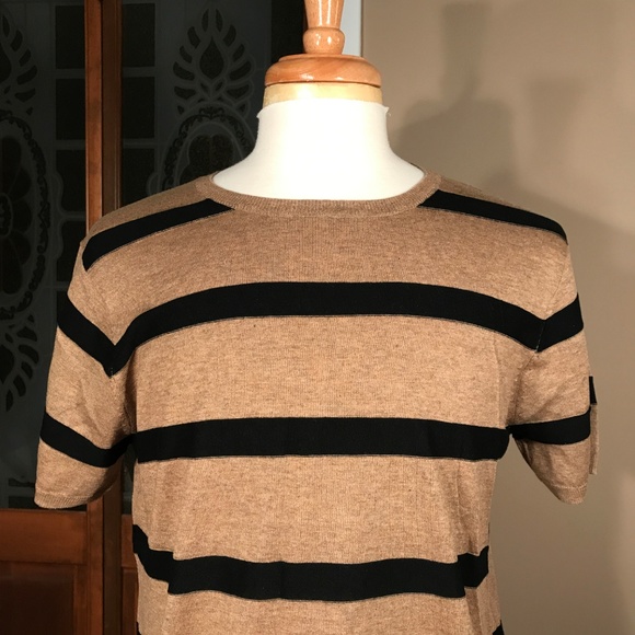 NWOT - Standard Issue NYC Striped Cotton-Blend Tee - Picture 4 of 7